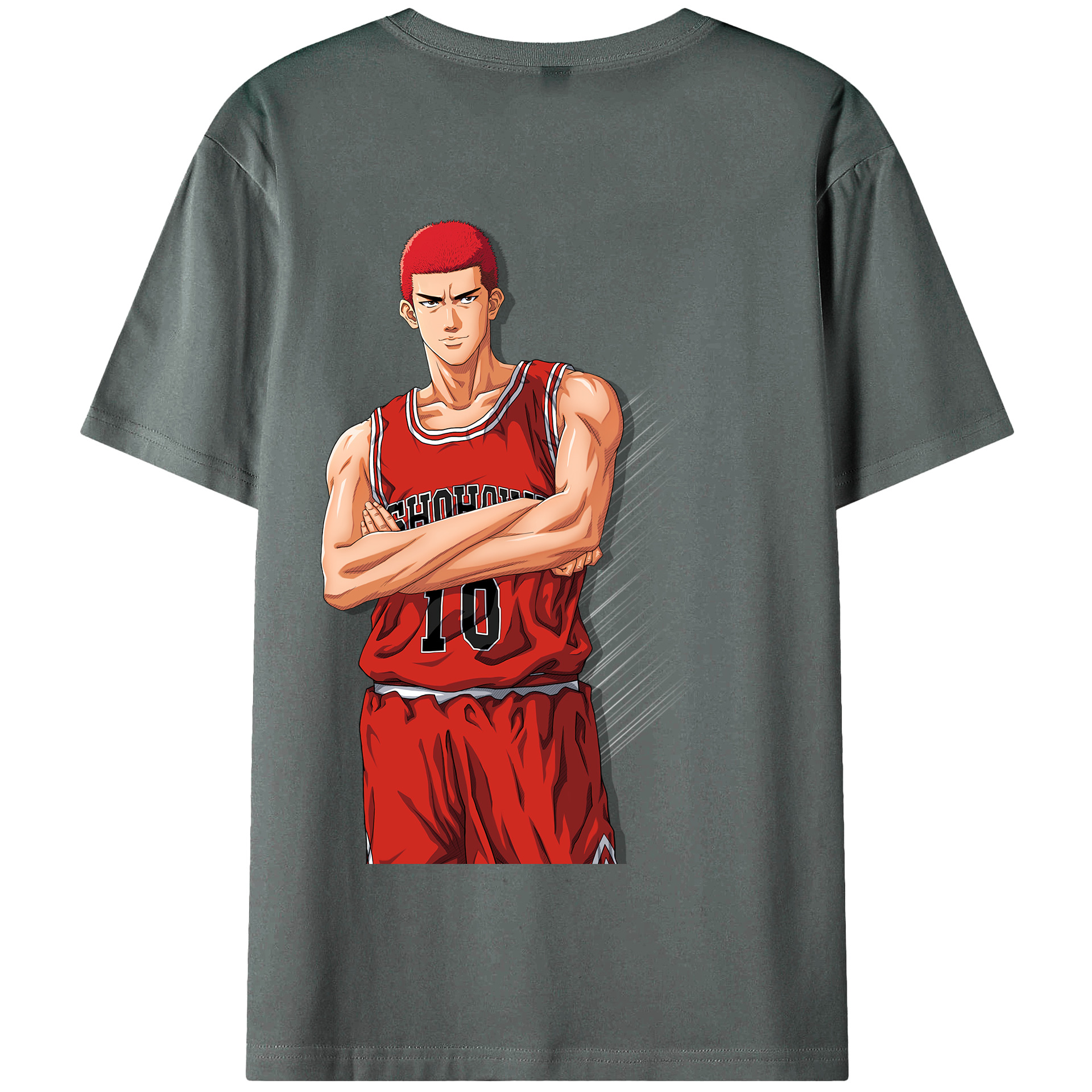 SLAM DUNK／スラムダンク 綿100％半袖Tシャツ（背面プリント）